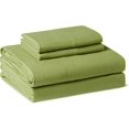 thumbnail image 1 of Brushed Microfiber Sheet Set, Extra Soft with Natural Texture, 4-Piece, Full, Green, 1 of 10