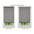 thumbnail image 4 of Linen Avenue Cordless Sierra Light Filtering Roller Shade, Light Grey 37 W x 78 H (Arrives 1/4" Narrower), 4 of 8