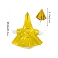 thumbnail image 3 of Nkmbld Porch Goose Clothes, Raincoat Goose Decor Lawn Gooses Clothes Geese Costume for 23" Cement Plastic Geese Statue for Garden Patio Yard Decoration, 3 of 8