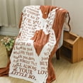 thumbnail image 3 of Mothers Day Birthday Gifts for Mom from Son Stocking Stuffers I Love You Gifts for Mom Best Mom Ever Gift Ideas to My Mom Blanket Christmas Valentines Present Bed Throw Blanket 60"x50", 3 of 6