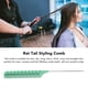 thumbnail image 3 of Peine de Cola ANGGREK Profesional ABS para Cabello Grueso, 3 of 8