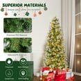 thumbnail image 4 of Costway 6 FT Pre-Lit Artificial Christmas Tree with 580 Frosted Tips 280 LED Lights, 4 of 10