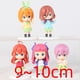 thumbnail image 1 of Figuritas en PVC, 5 pies/conjunto, Quintillizas, Nakano, Ichika, Nino, Miku, Yotsuba, Itsukibolsa de 9-10 cm zhangyuxiang unisex, 1 of 2