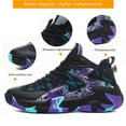 thumbnail image 3 of Novetra Men's Basketball Shoes Anti Slip Sports Training Running - BLACK_10, 3 of 6