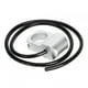 thumbnail image 2 of 25mm/0.98in Waterproof Steel Spotlights Handlebar Headlight Switch for Motorcycle Bicycle Silver, 2 of 5