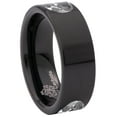 thumbnail image 6 of Viking Raven Tungsten Carbide Ring, 6 of 9