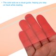 thumbnail image 4 of Uxcell 10 Pcs Guided Reading Strips 19cmx7cm Tracking Highlight Colored Overlay Bookmark Reduce Visual Stress with Line Light Orange, 4 of 5