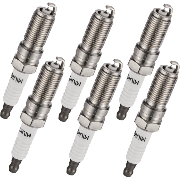 BDFHYK Set of 6 Iridium Spark Plug Compatible with Lincoln MKZ MKS MKT MKX,Compatible with Mercury Sable, Edge Fusion Taurus Taurus X Flex,3.5L 3.7L V6,Engine Replacement for 5019 LTR5GP