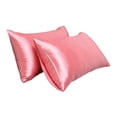 thumbnail image 1 of PFDDRW Soli d Color Satin Pillowcase Hair Skin Silk Pillow D6P4 Case 2pcs P0T0, 1 of 8