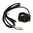 thumbnail image 4 of Interruptor de bocina para luz de bicicleta eléctrica, 36V, 48V, IP54, interruptor de Control a prueba de agua para manillar de 22,2mm, motocicletas, bicicletas eléctricas, Scooters, 4 of 12