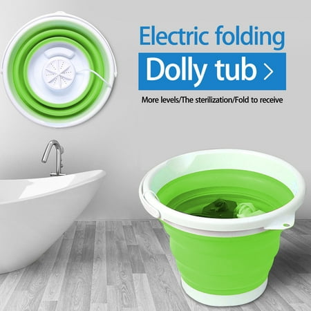 WMYBD Tools Portable Mini Turbo Washing Machine With Foldable USB Powered Laundry Washer1ML Gifts