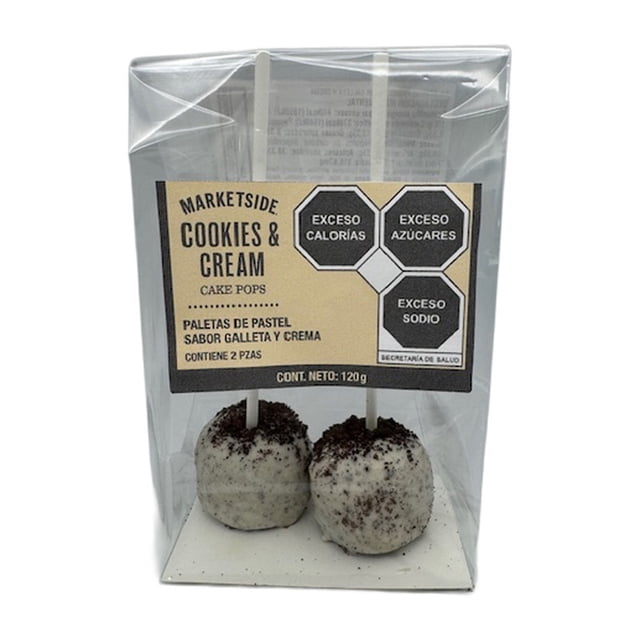 Cake Pops de Cookies & Cream 2 piezas