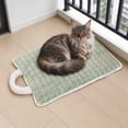 thumbnail image 4 of Soft Striped Washable Pet Bed Mat With Hanging Loop Comfortable Kennel Pad For Small Medium Dogs And Cats Ideal Crate Use, 4 of 4