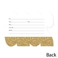 thumbnail image 4 of Big Dot of Happiness Gold 2026 Graduation Party Invitations - Shaped Fill-In Invite Cards with Envelopes - Set of 12, 4 of 7