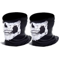 thumbnail image 1 of Half Skull Face Mask Motorcycle Face Mask Bandana Balaclava Headwear 2 Pack, 1 of 4