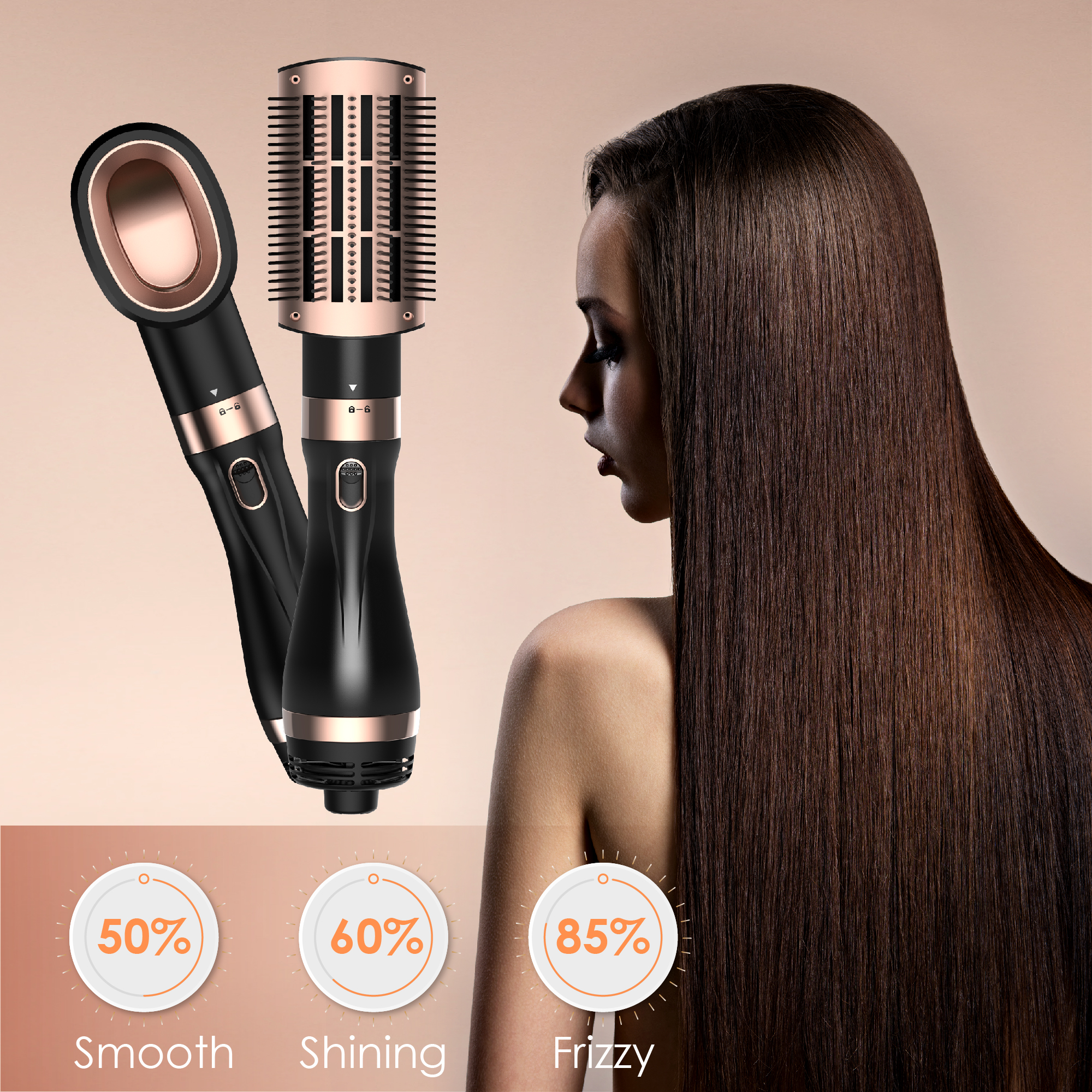 SKIMI Hot Air Brush 4-in-1 Hair Dryer photo 8