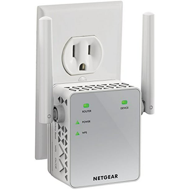 NETGEAR Wi-Fi Extender EX3700 - Coverage to 1000 Sq Ft and 15 Devices with AC750 Dual Wireless Signal Booster Repeater (Up to 750Mbps Speed), and Compact Wall Plug