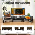 thumbnail image 3 of Soporte para monitor HUANUO Dual con puertos USB ajustables, negro, 3 of 7