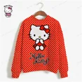 thumbnail image 5 of Sudadera HELLO KITTY para mujer, sudaderas de manga larga, ropa de calle, nueva moda 2024, otoño invierno, estampado de dibujos animados, pulóveres, tops y2k, 5 of 5