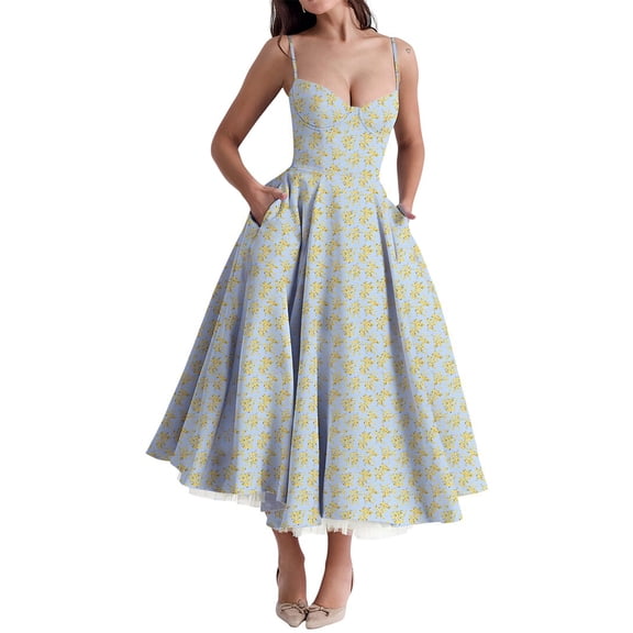 TEODORA womens  Midi Dress, 2