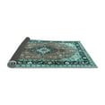 thumbnail image 2 of Ahgly Company Indoor Square Persian Light Blue Traditional Area Rugs, 5' Square, 2 of 4