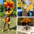 thumbnail image 6 of Big Gold Ostrich Feathers - 24Pcs 8-10inch Feathers for Crafts,Party Centerpieces Mardi Gras and Home Decor, 6 of 17