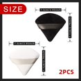thumbnail image 2 of 2 Pack Makeup Sponges Puff, Women Makeup Sponge for Liquid Foundation, Blender Sponge for Powder, Concealer, 2 of 5