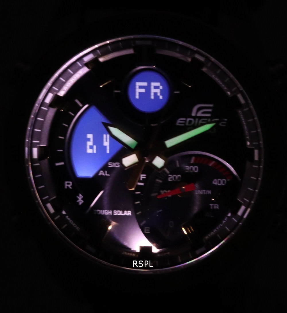 Casio Edifice Smartphone Link Analog Digital Tough Solar ECB-900GL-1A-var-LS11 100M Mens Watch