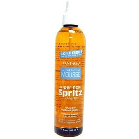 hairspray mousse spritz fantasia liquid hold oz pack super