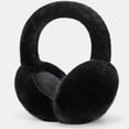 thumbnail image 2 of Dalrosia Foldable Ear Muffs for Women Cold Weather Fluffy Earmuffs Winter Warm Headband Cute Slouchy Ear Warmers, 2 of 7