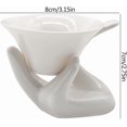 thumbnail image 2 of Tea Strainers,tea Strainer White Porcelain Tea Strainer Infuser For Loose Tea, 2 of 4