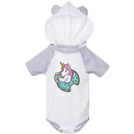 

Inktastic Unicorn Donut Gift Baby Boy or Baby Girl Bodysuit