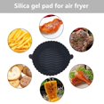 thumbnail image 2 of Revestimiento de silicona para freidora de airecesta antiadherente para freidoravaporizadoralfombrilla de aceite (negro) Ndcxsfigh Libre de BPA, 2 of 8