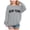 001 Grey, variant on Girls Sweatshirt Graphic Letter Print Sweatshirts for Teen Girls Crewneck Oversized Sweatshirt Kids Fashion Long Sleeve Pullover Tops Kaprioy Girls Sweatshirt