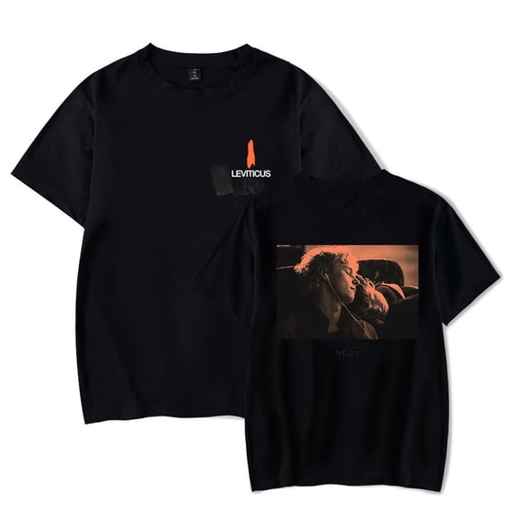 LEVITICUS LIGHT T-shirts Merch Fashion Print Top Short Sleeved Round Neck Shirt Unisex Clothing