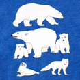 thumbnail image 2 of CafePress - Polar Bears, Harp Seal, And Arctic Fox Baby Footba - Cute Infant Baby Football Bodysuit, 2 of 3