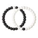 thumbnail image 1 of Pulseras Lokai con cuentas de silicona en blanco y negro para hombre y mujer, 1 of 6