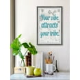 thumbnail image 4 of Marmont Hill Your Vibe Attracts Your Tribe III Framed Wall Art, 4 of 6