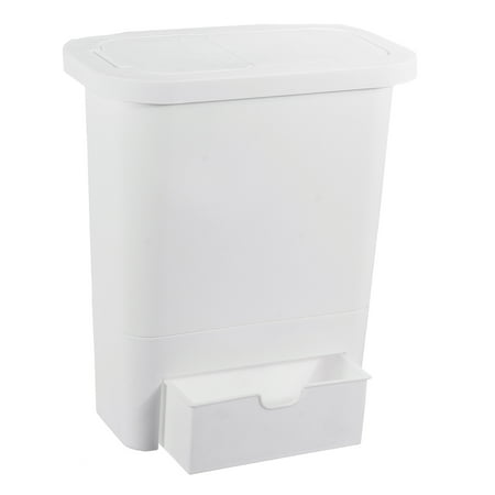 4 3l Capacity Cabinet Door Hanging Trash Can Wall Mounted Dust Bin