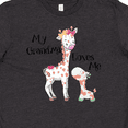 thumbnail image 4 of Inktastic My Grandma Loves Me Giraffe Youth T-Shirt, 4 of 5