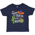 thumbnail image 3 of Inktastic Happy Cinco de Mayo- Sombrero, Cactus, Flowers Boys or Girls Baby T-Shirt, 3 of 5