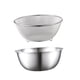 thumbnail image 2 of Juego de cuencos coladores de 2 piezas, colador de cocina, juego de cuencos con báscula, colador de alimentos de gran capacidad, frutas y frijoles, 2 of 9
