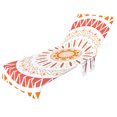 thumbnail image 3 of Beach Chair Cover Soft Fiber Lounger Towel with Side Pockets, 3 of 7