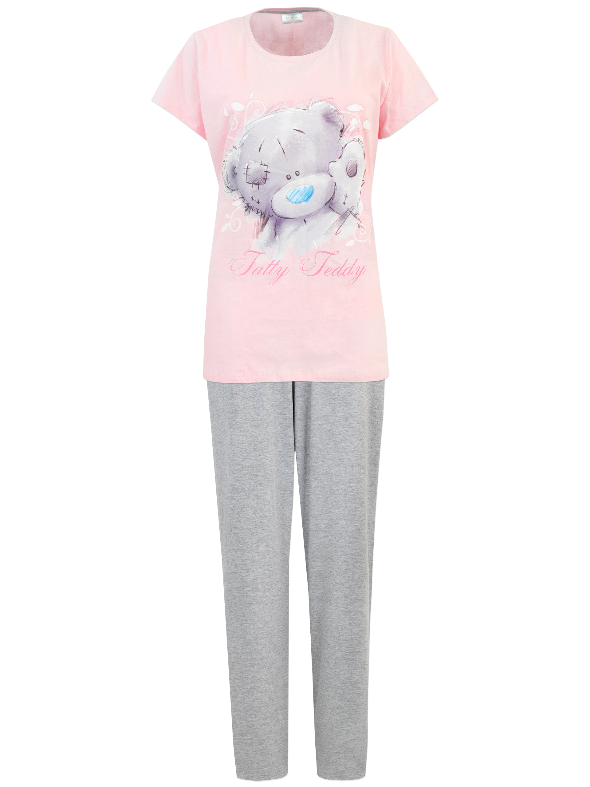 Carte Blanche Womens Tatty Teddy Pajamas Pink Sizes S-XXL - image 1 of 3