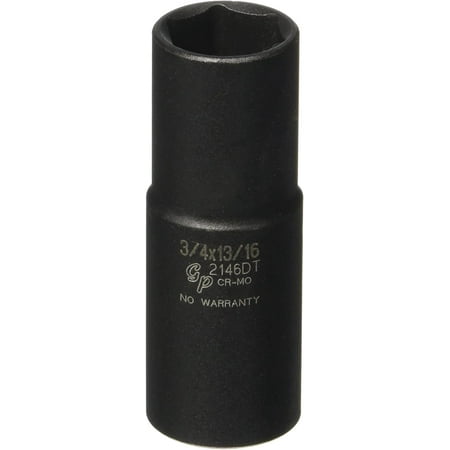 

Grey Pneumatic (2146DT) 1/2 Drive x 3/4 and 13/16 Extra-Thin Wall Flip Socket