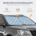 thumbnail image 4 of Fotbe Cute Cartoon Corgi 2-Piece Car Windshield Sun Shade | Sun Blocker for Car Windshield | Foldable Automotive Interior Accessories for Sun Protection-Large, 4 of 6
