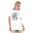 thumbnail image 5 of All You Need is Love Chocolate Funny Women's Graphic T Shirt Tees Brisco Brands S, 5 of 5