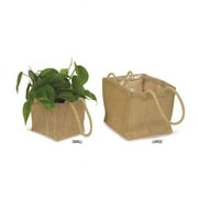 Lion 136292 Daddy Jute Square Bag, Natural - 6 Piece per Pack