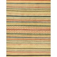 thumbnail image 1 of Ahgly Company Indoor Rectangle Abstract Chrome Gold Yellow Solid Area Rugs, 4' x 6', 1 of 6