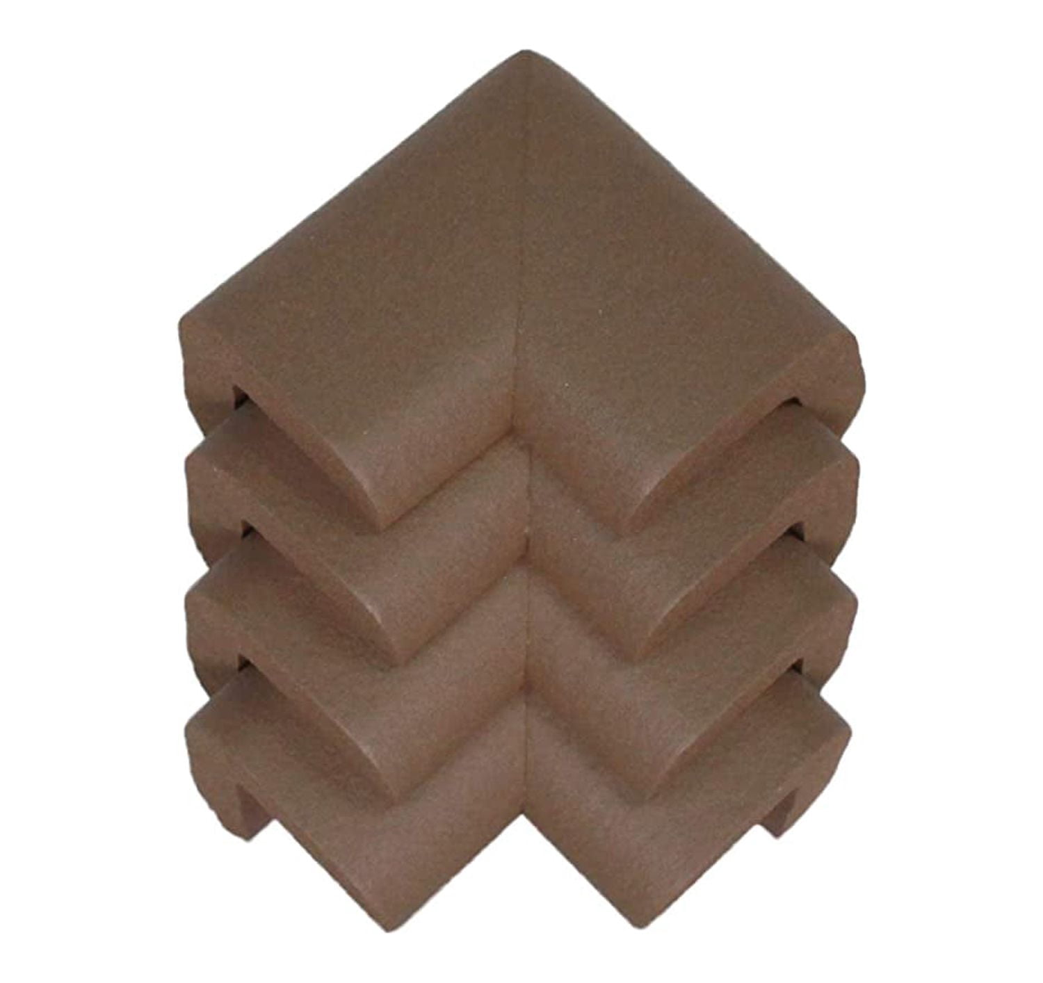 Kidkusion Table Cushion 16 ft Brown, Made in USA, Foam Rubber Babyproof Edge and Corner Guard, Child Safety Bumper